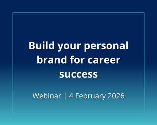 Build your personal brand for career success | Webinar summary and recording