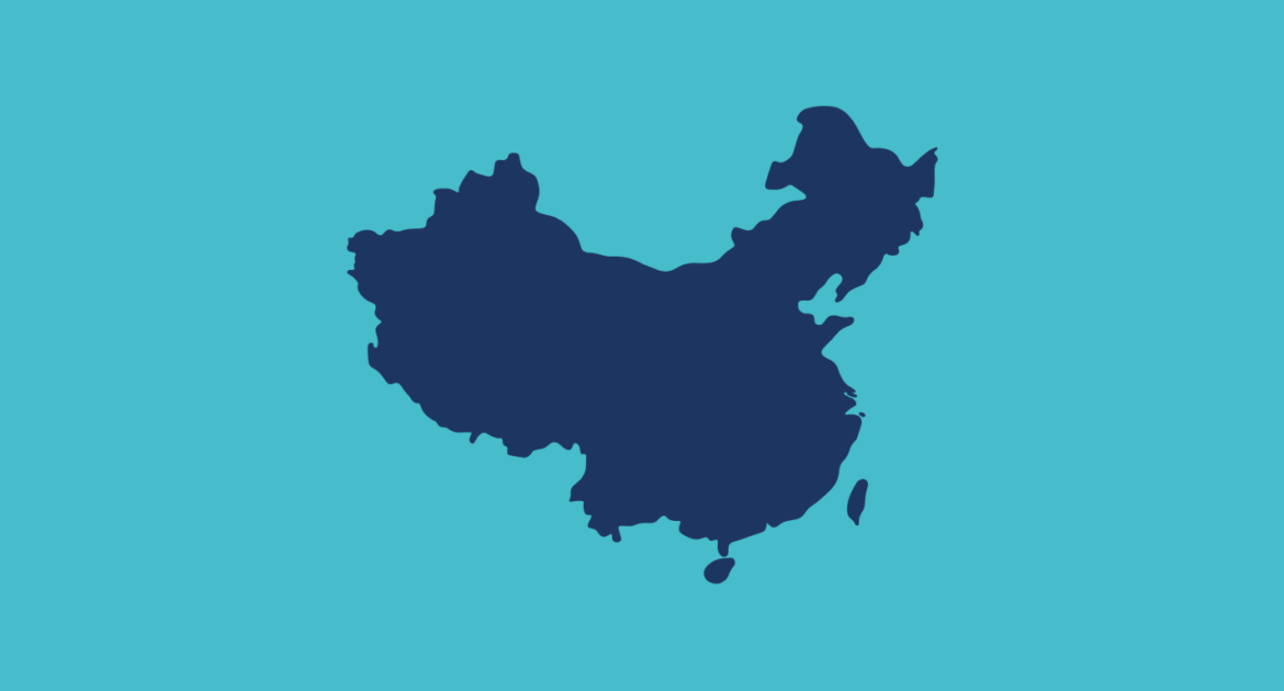 Working in China - Map icon of China