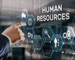 Modern Human Resources Hiring Job Occupation Concept. Business Technology