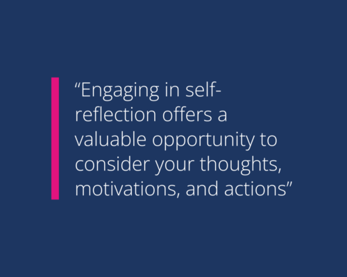 Reflecting on your experience