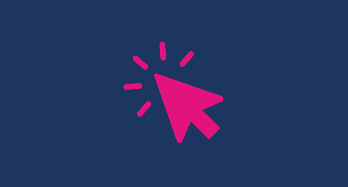 Blue Cursor clicking on article for Narrative CV Guide