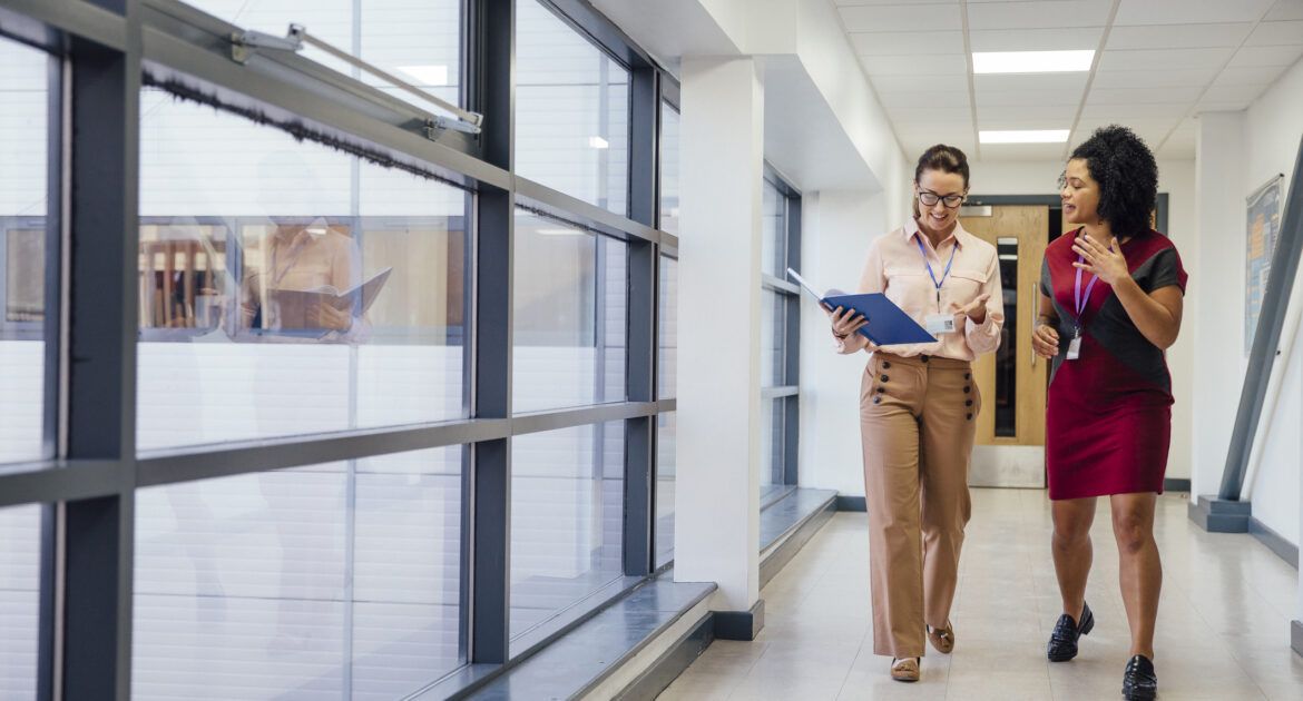 Teachers In The Hall