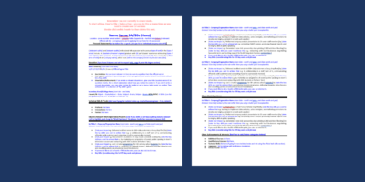 Graduate CV Template