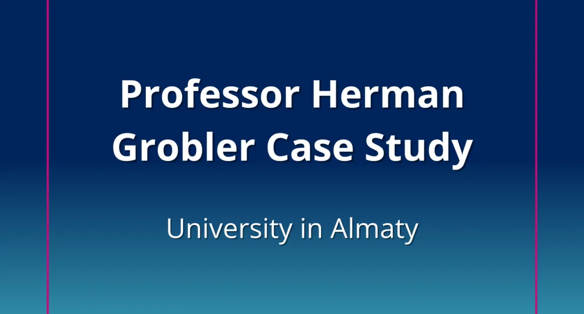 Professor Herman Grobler Case Study Career Advice Thumbnail