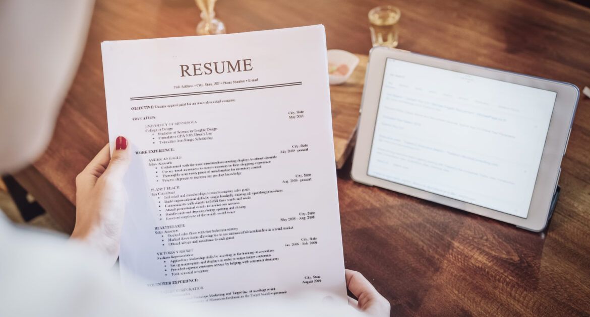 Refresh your CV