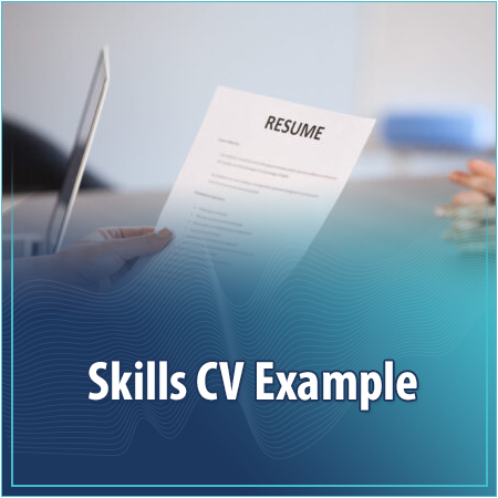 Skills CV Example