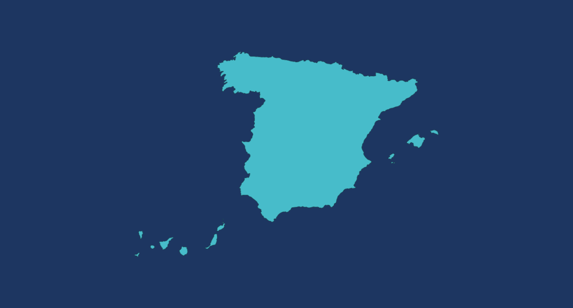 Working in Spain - Map icon of Spain