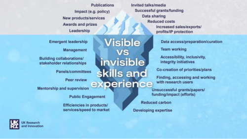 UKRI skills iceburg UKRI skills iceburg