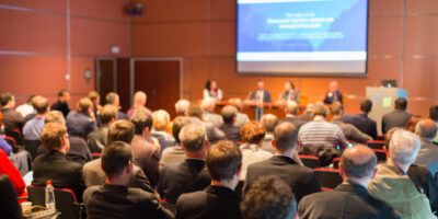 Audience at the conference hall.