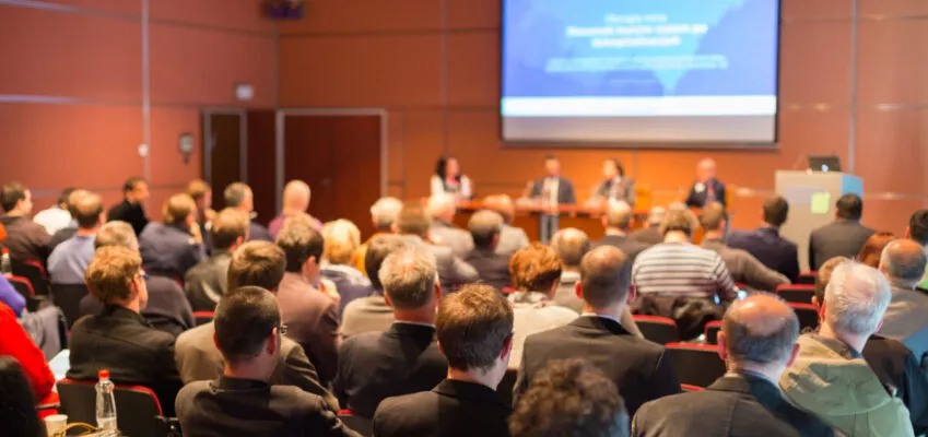 Audience at the conference hall.